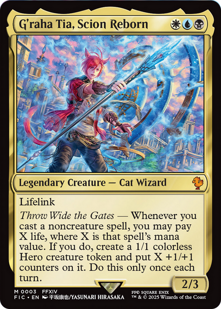 G'raha Tia, Scion Reborn [FINAL FANTASY Commander] Magic: The Gathering