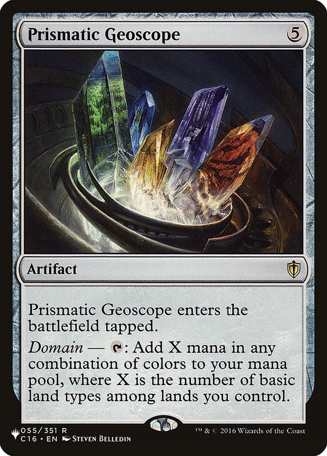Prismatic Geoscope [The List] Magic: The Gathering