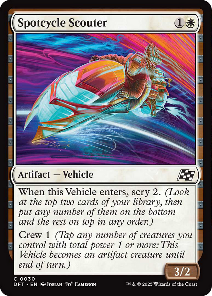 Spotcycle Scouter [Aetherdrift] Magic: The Gathering