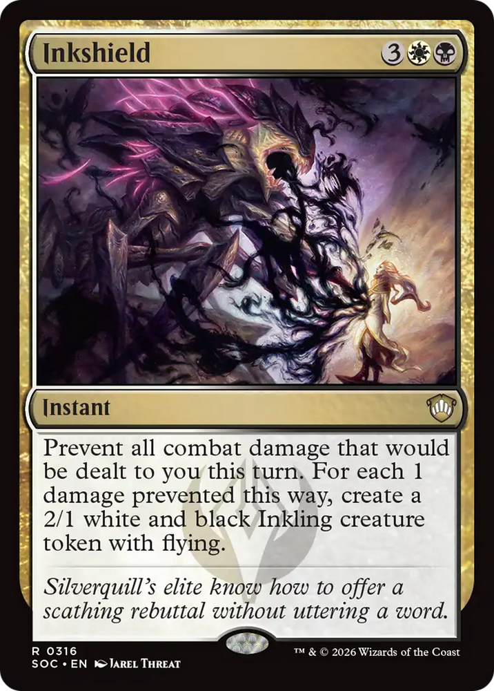 Inkshield [Secrets of Strixhaven Commander] Magic: The Gathering