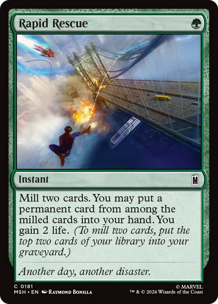 Rapid Rescue [Marvel Super Heroes] Magic: The Gathering