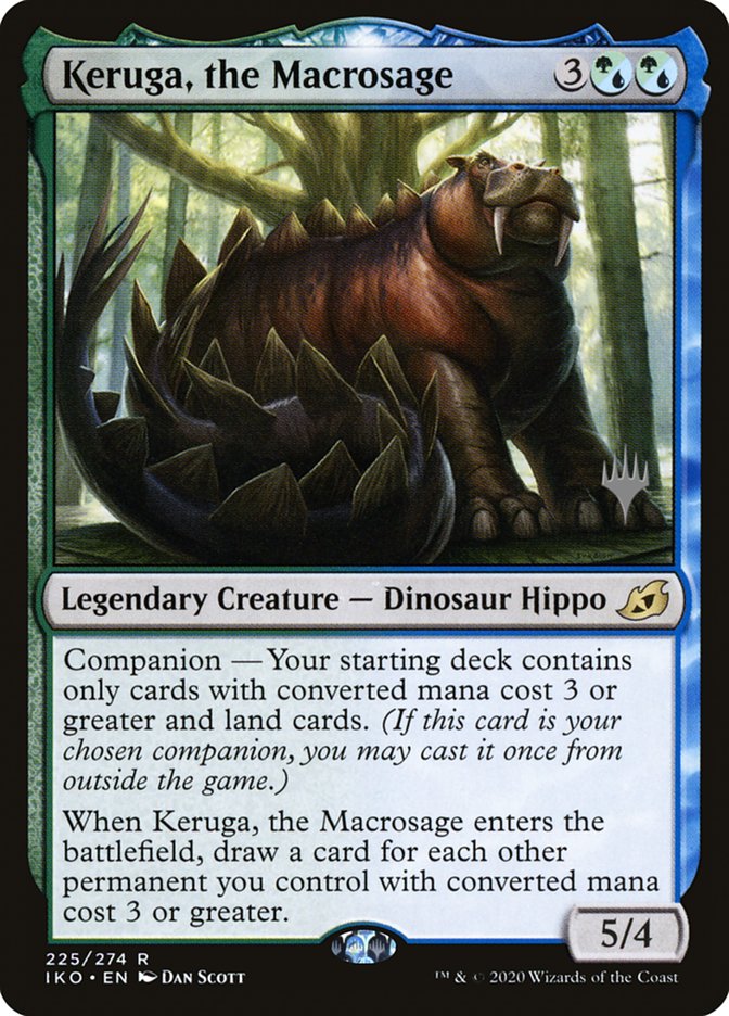 Keruga, the Macrosage (Promo Pack) [Ikoria: Lair of Behemoths Promos] Magic: The Gathering