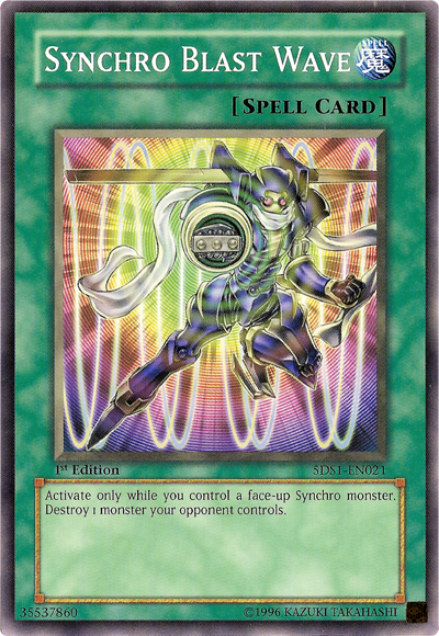 Synchro Blast Wave [5DS1-EN021] Common Yu-Gi-Oh!