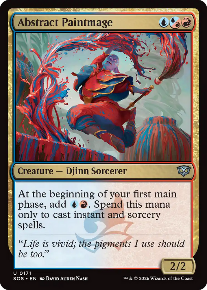 Abstract Paintmage [Secrets of Strixhaven] Magic: The Gathering