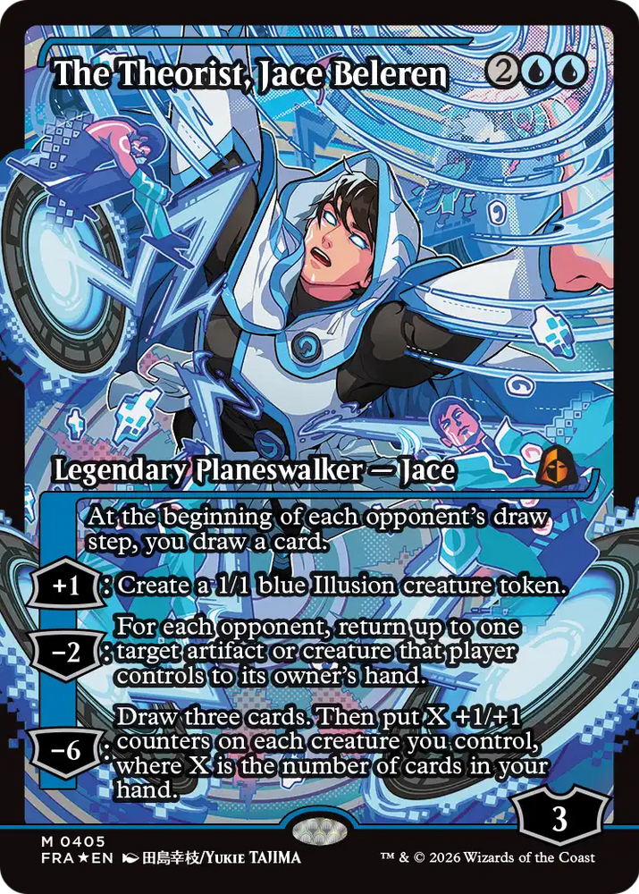 The Theorist, Jace Beleren (Showcase) [Reality Fracture] Magic: The Gathering