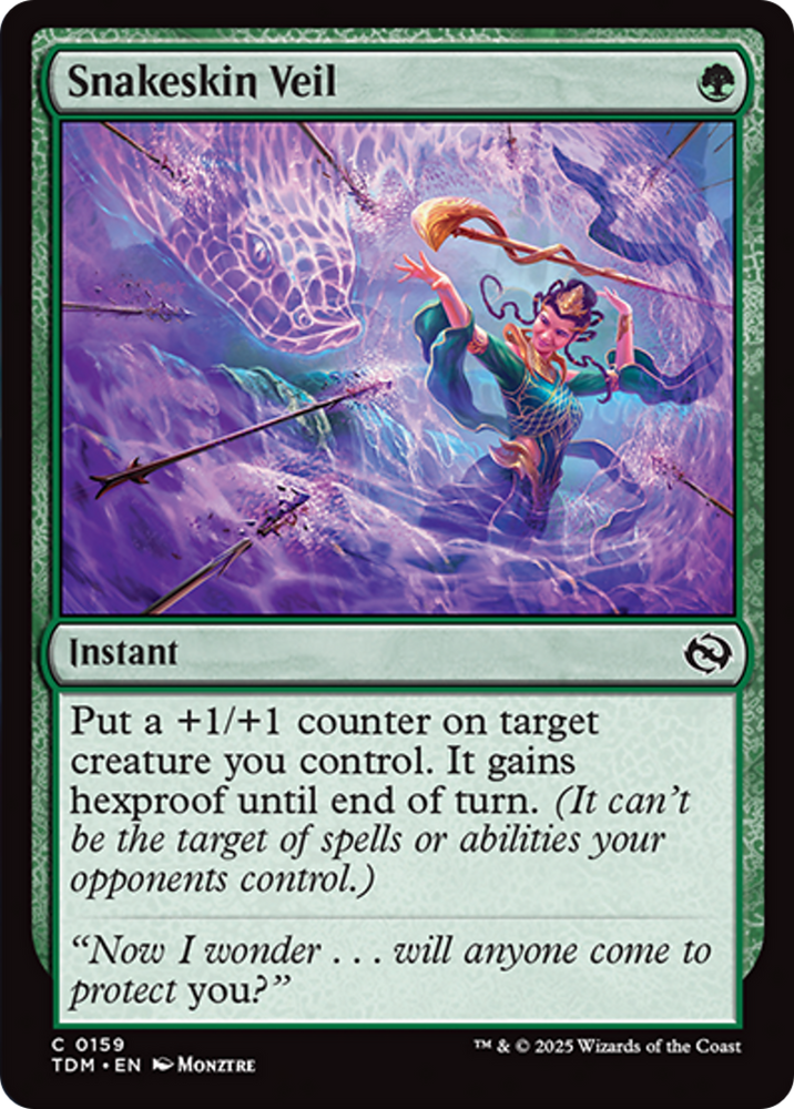 Snakeskin Veil [Tarkir: Dragonstorm] Magic: The Gathering