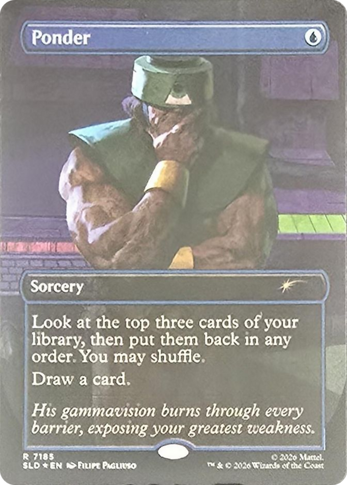 Ponder (7185) [Secret Lair Drop Series] Magic: The Gathering