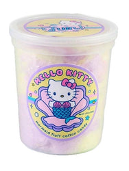 Hello Kitty Mermaid Fluff Cotton Candy 1.75oz Tub, 12ct