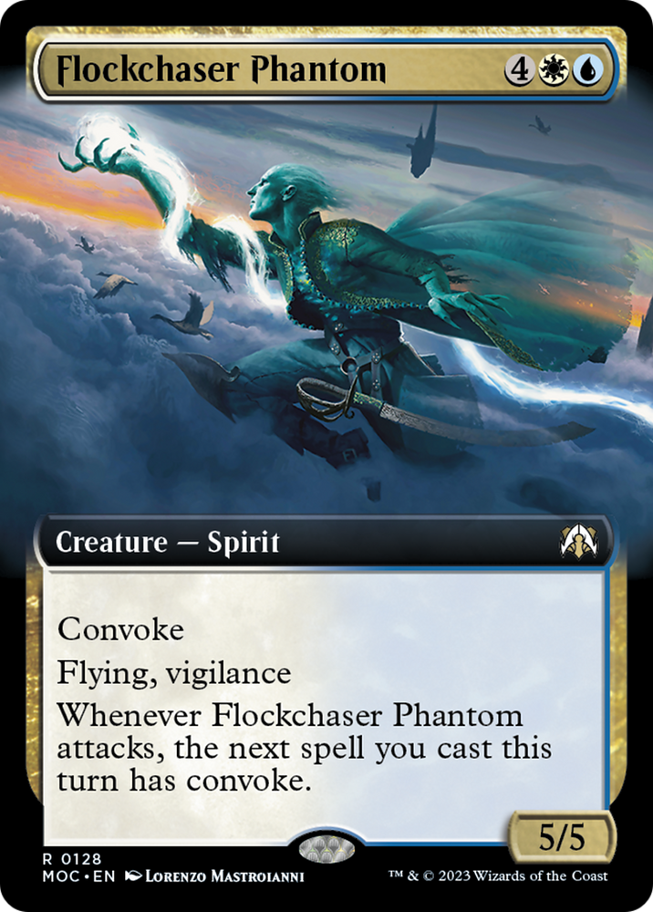 Flockchaser Phantom (Extended Art) [March of the Machine Commander] Magic: The Gathering