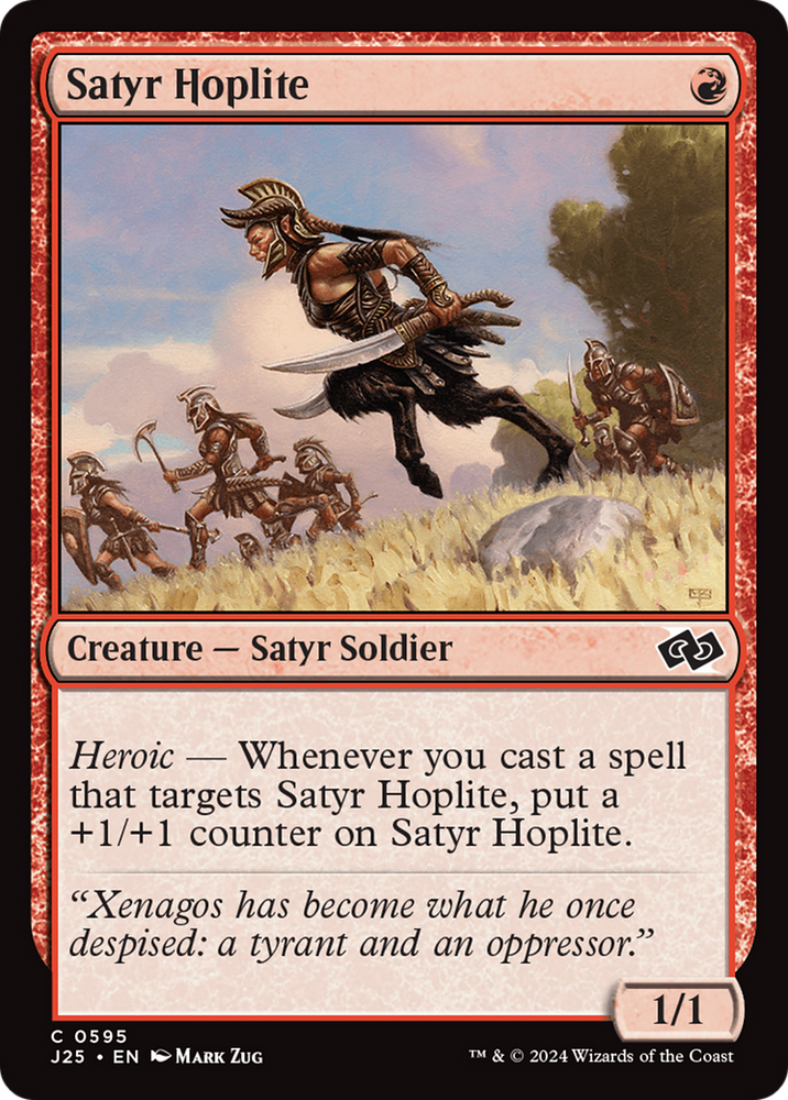 Satyr Hoplite [Foundations Jumpstart] Magic: The Gathering
