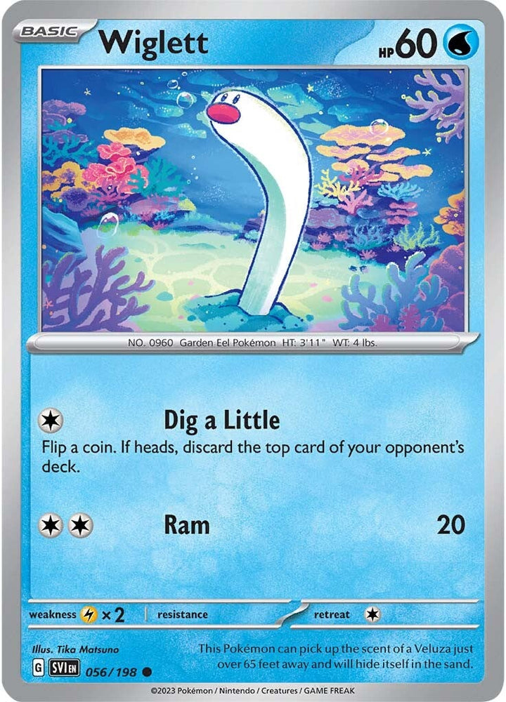 Wiglett (056/198) [Scarlet & Violet: Base Set] Pokémon