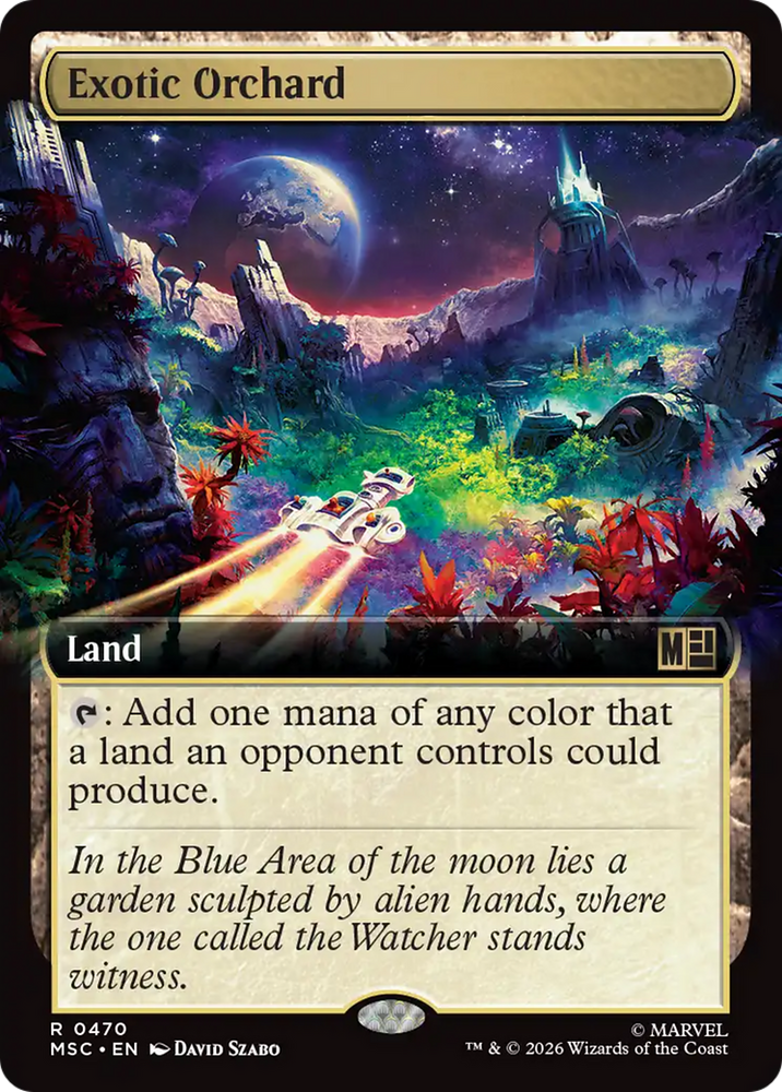 Exotic Orchard (Extended Art) [Marvel Super Heroes Commander] Magic: The Gathering