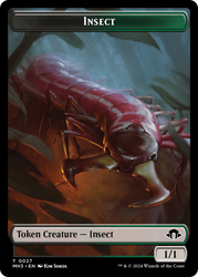 Eldrazi Spawn // Insect (0027) Double-Sided Token [Modern Horizons 3 Tokens] Magic: The Gathering