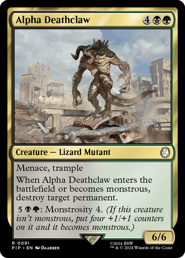 Alpha Deathclaw [Fallout] Magic: The Gathering