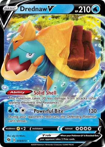 Drednaw V (014/073) [Sword & Shield: Champion's Path] Pokémon