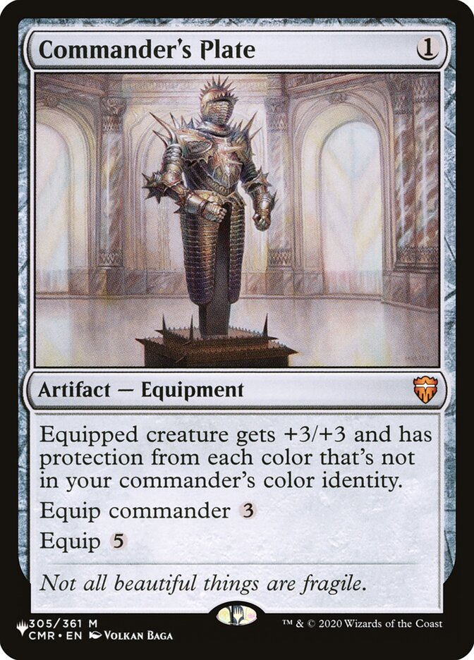 Commander's Plate [Secret Lair: Heads I Win, Tails You Lose] Magic: The Gathering