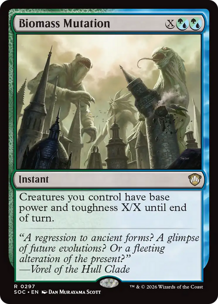 Biomass Mutation [Secrets of Strixhaven Commander] Magic: The Gathering
