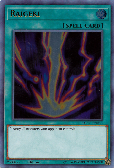 Raigeki [LCKC-EN088] Ultra Rare Yu-Gi-Oh!