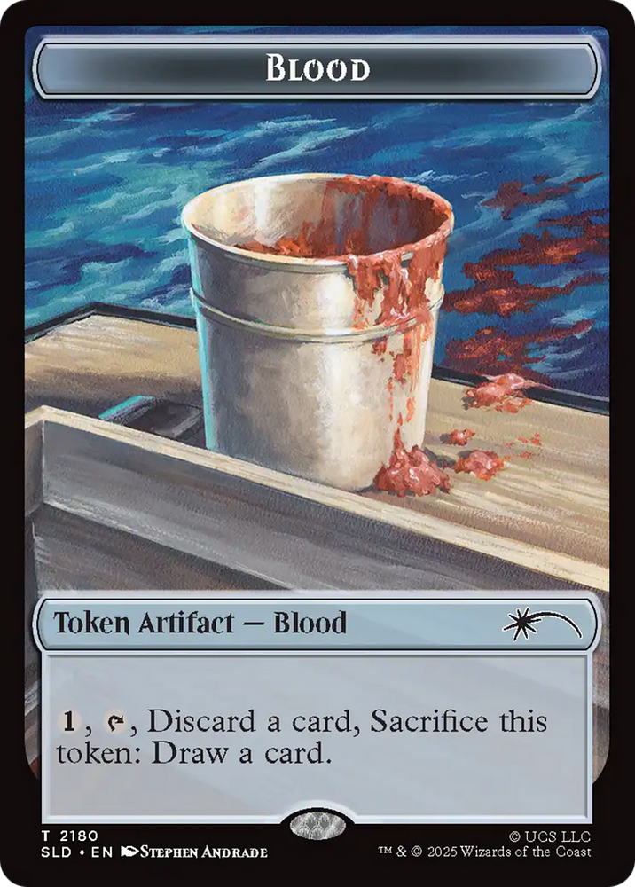 Blood Token [Secret Lair Drop Series] Magic: The Gathering