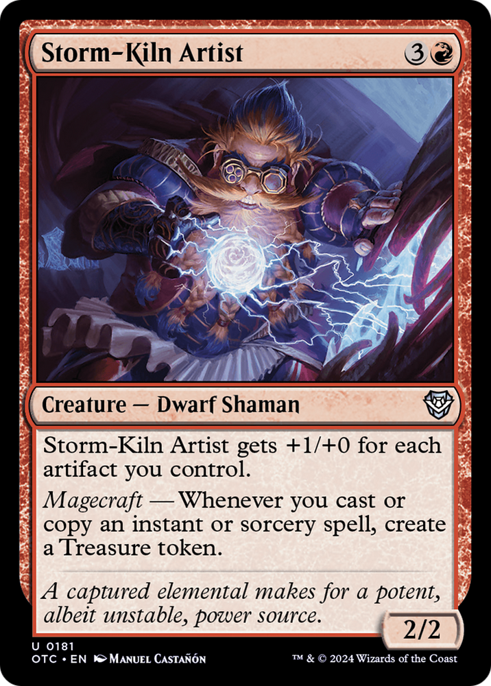 Storm-Kiln Artist [Outlaws of Thunder Junction Commander] Magic: The Gathering