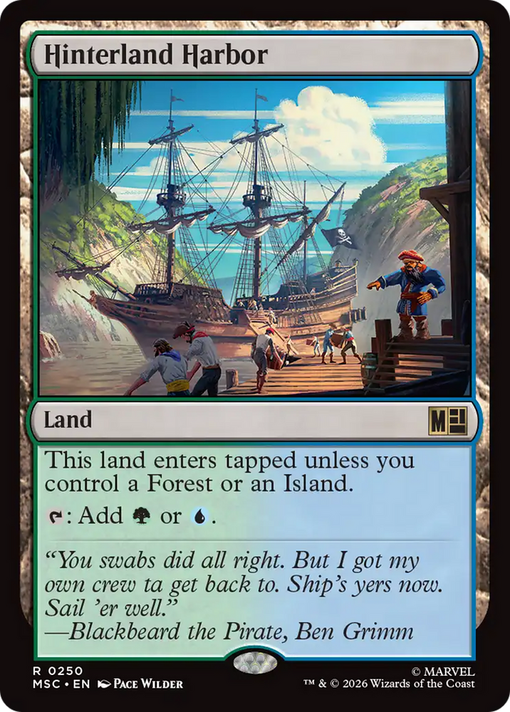 Hinterland Harbor (Surge Foil) [Marvel Super Heroes Commander] Magic: The Gathering