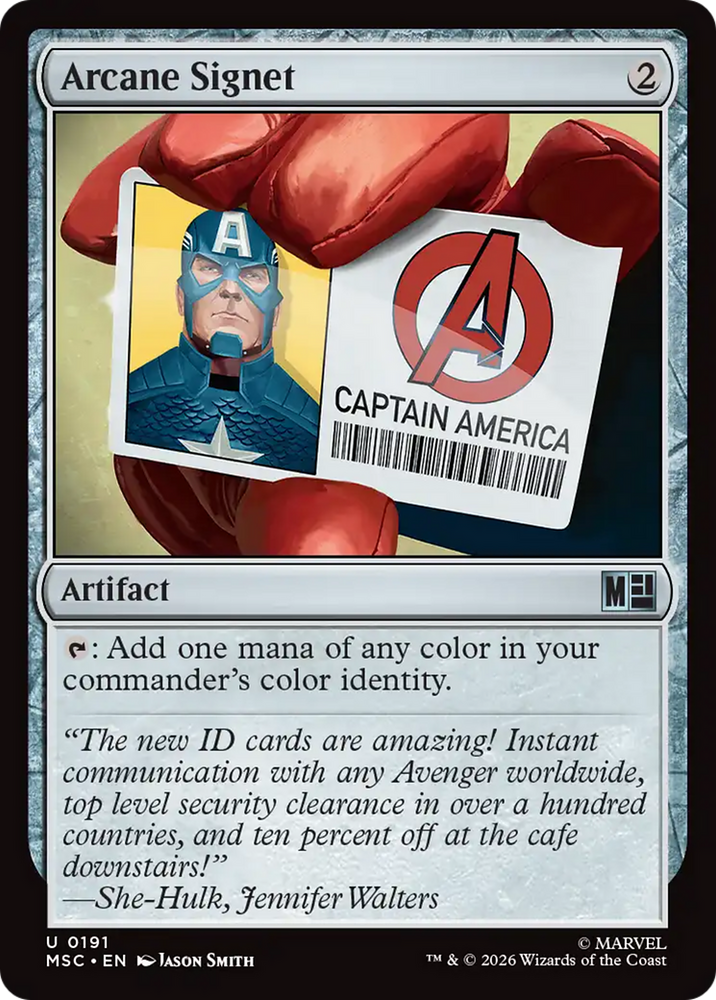 Arcane Signet [Marvel Super Heroes Commander] Magic: The Gathering