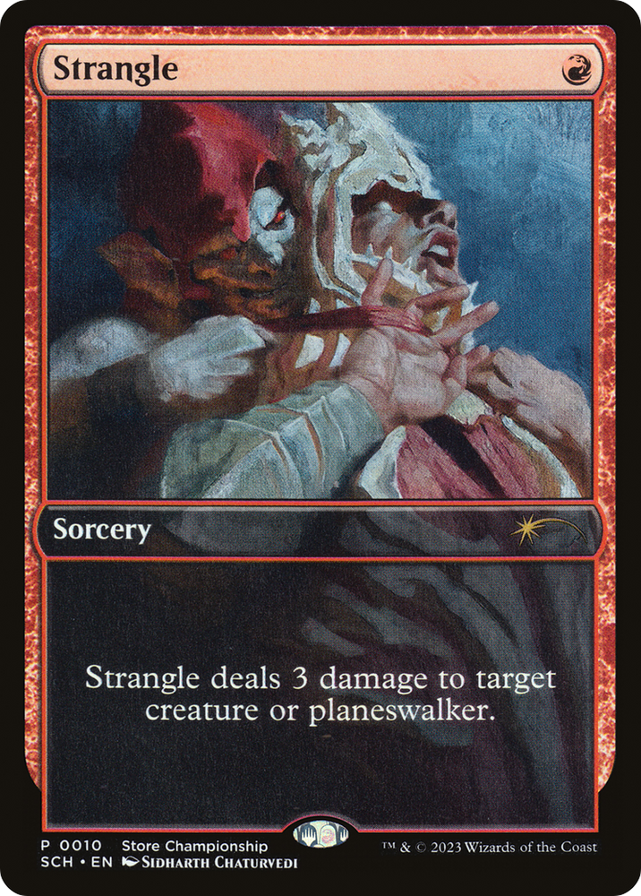 Strangle [Store Championships 2023] Magic: The Gathering