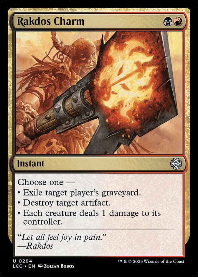 Rakdos Charm [The Lost Caverns of Ixalan Commander] Magic: The Gathering