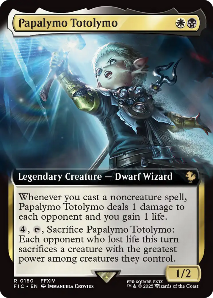 Papalymo Totolymo (Extended Art) [FINAL FANTASY Commander] Magic: The Gathering