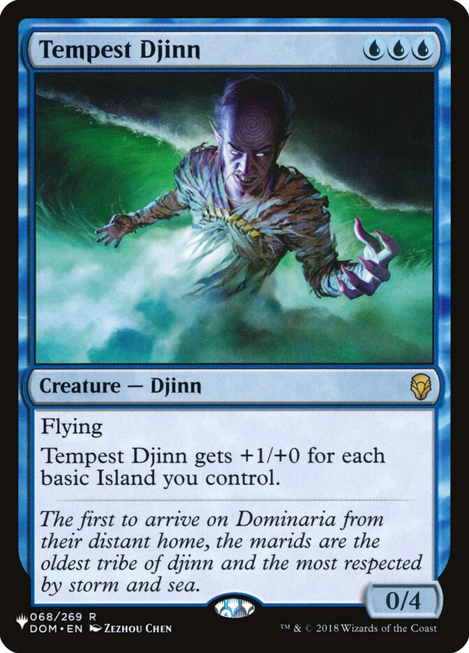 Tempest Djinn [The List] Magic: The Gathering