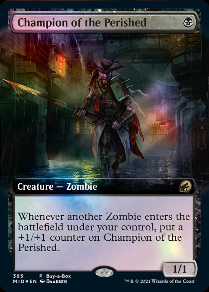 Champion of the Perished (Buy-A-Box) [Innistrad: Midnight Hunt] Magic: The Gathering