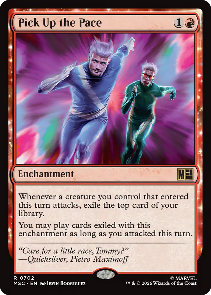 Pick Up the Pace [Marvel Super Heroes Commander] Magic: The Gathering
