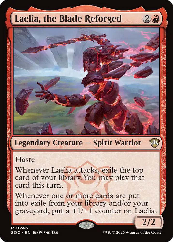 Laelia, the Blade Reforged [Secrets of Strixhaven Commander] Magic: The Gathering