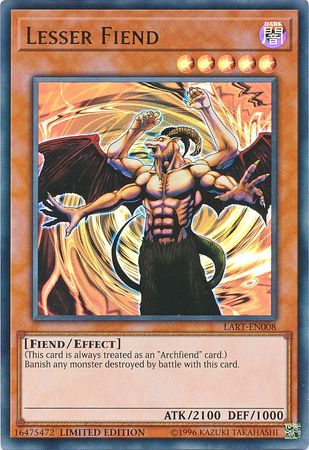 Lesser Fiend [LART-EN008] Ultra Rare Yu-Gi-Oh!