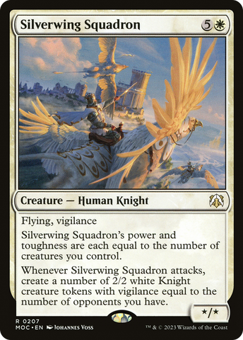 Silverwing Squadron [March of the Machine Commander] Magic: The Gathering