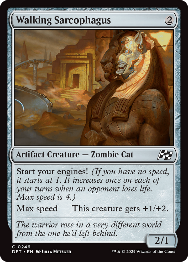 Walking Sarcophagus [Aetherdrift] Magic: The Gathering