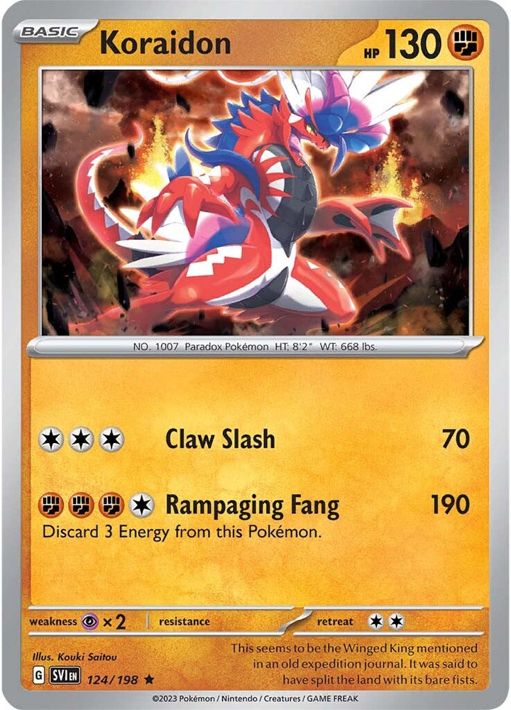 Koraidon (124/198) [Scarlet & Violet: Base Set] Pokémon