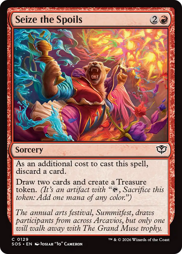 Seize the Spoils [Secrets of Strixhaven] Magic: The Gathering