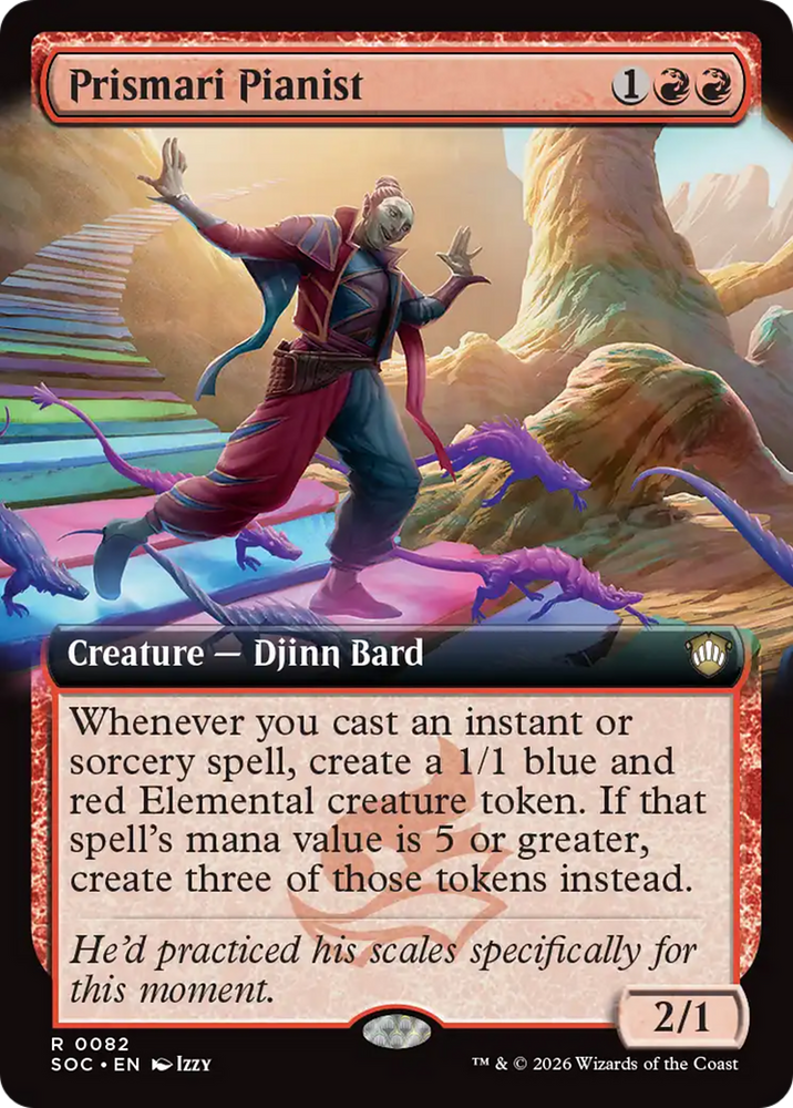Prismari Pianist (Extended Art) [Secrets of Strixhaven Commander] Magic: The Gathering