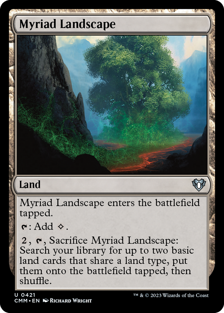 Myriad Landscape [Commander Masters] Magic: The Gathering