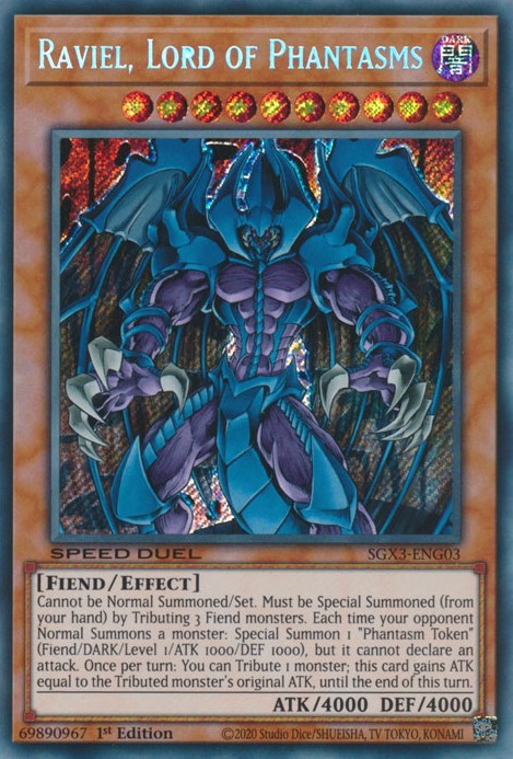 Raviel, Lord of Phantasms [SGX3-ENG03] Secret Rare Yu-Gi-Oh!