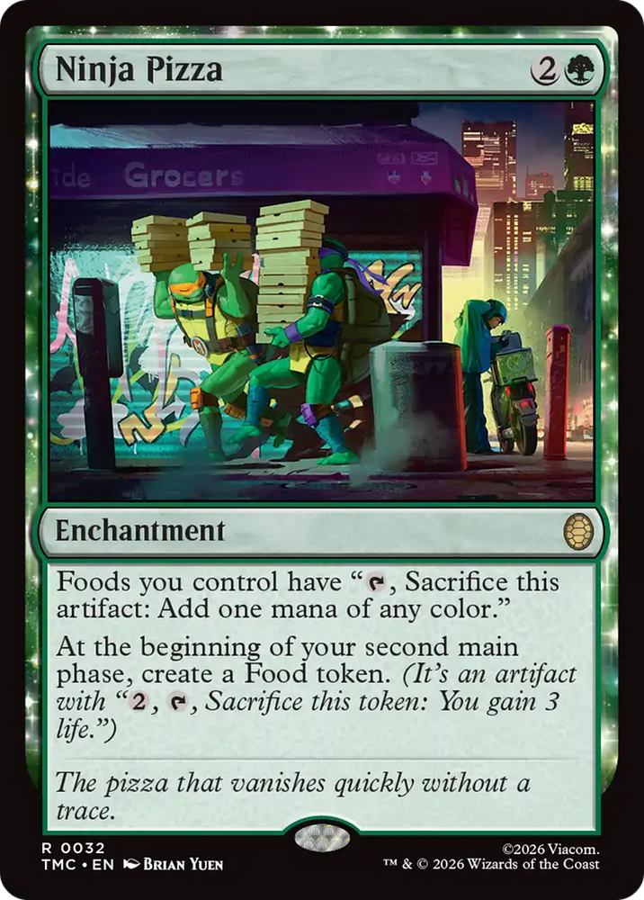 Ninja Pizza [Teenage Mutant Ninja Turtles Commander] Magic: The Gathering