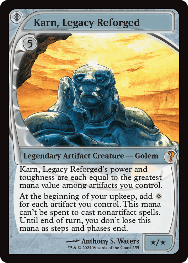 Karn, Legacy Reforged (Future Sight) [Mystery Booster 2] Magic: The Gathering