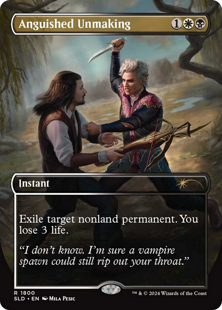 Anguished Unmaking (1800) [Secret Lair Drop Series] Magic: The Gathering