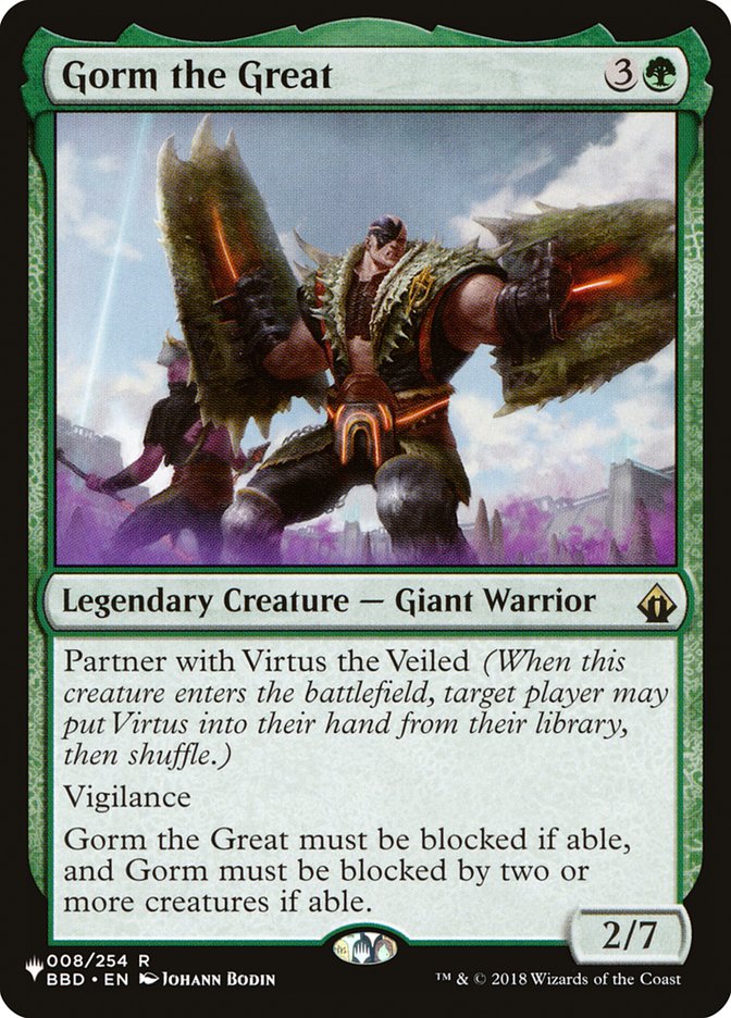 Gorm the Great [The List] Magic: The Gathering