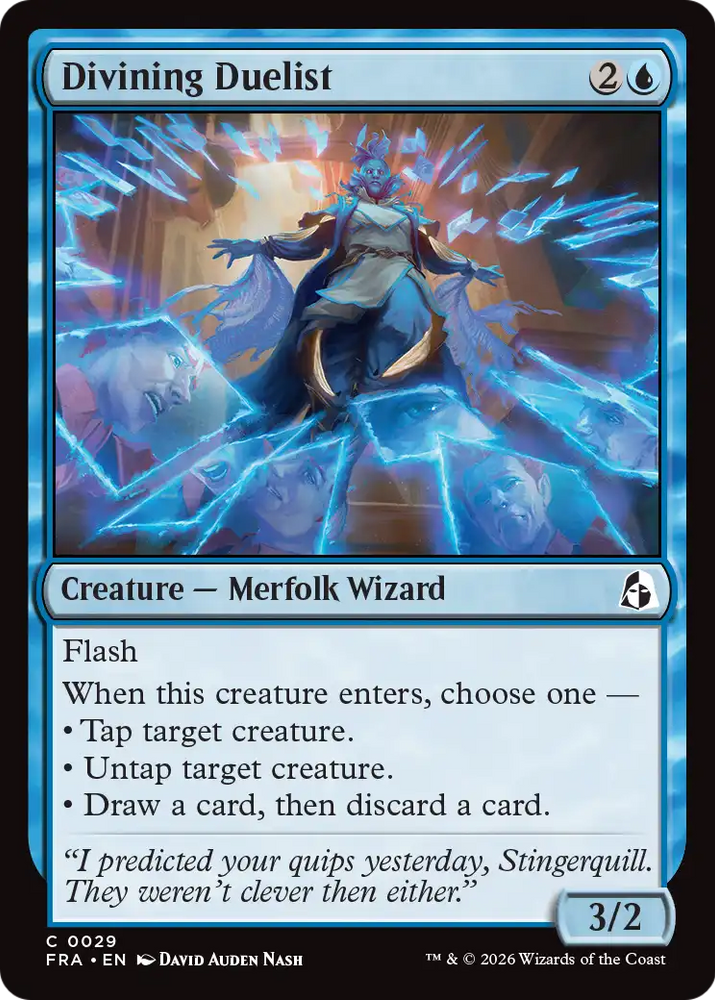 Divining Duelist [Reality Fracture] Magic: The Gathering