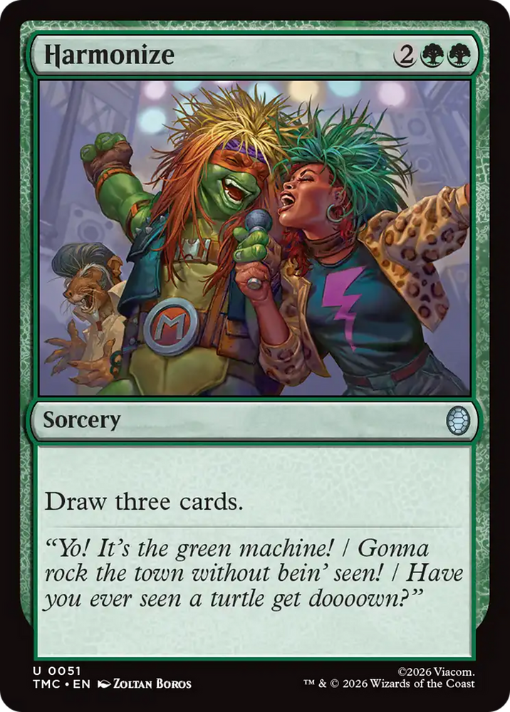Harmonize [Teenage Mutant Ninja Turtles Commander] Magic: The Gathering