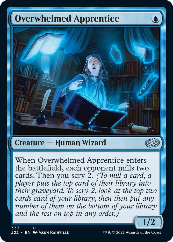 Overwhelmed Apprentice [Jumpstart 2022] Magic: The Gathering