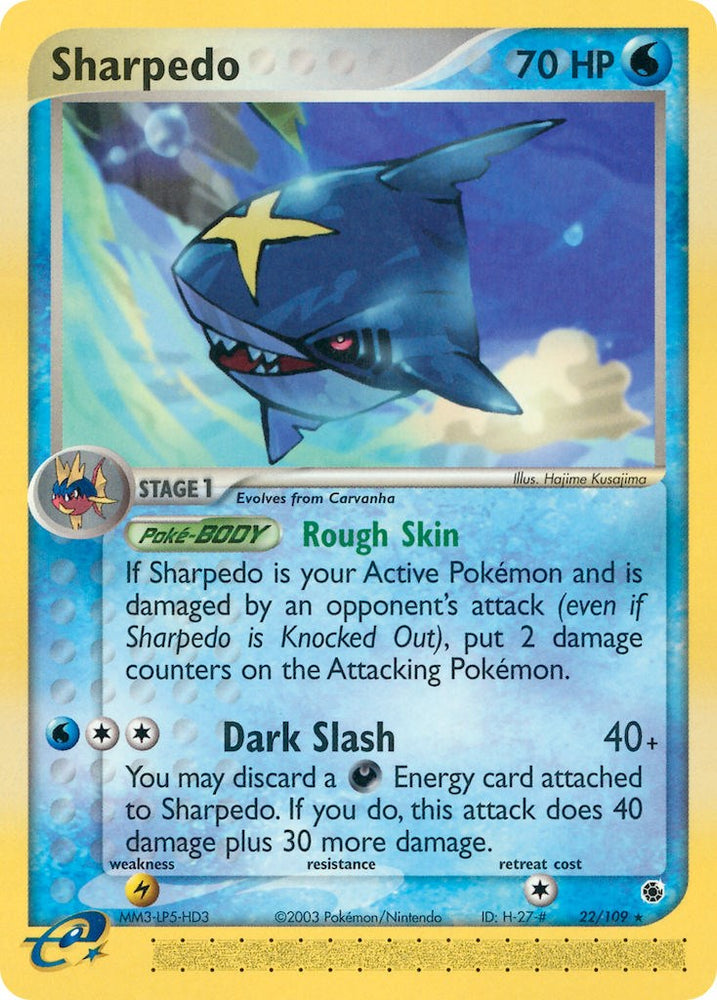 Sharpedo (22/109) [EX: Ruby & Sapphire] Pokémon