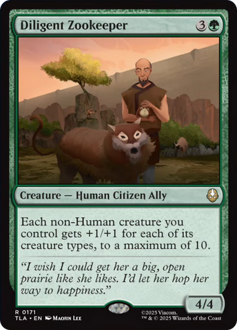 Diligent Zookeeper [Avatar: The Last Airbender] Magic: The Gathering
